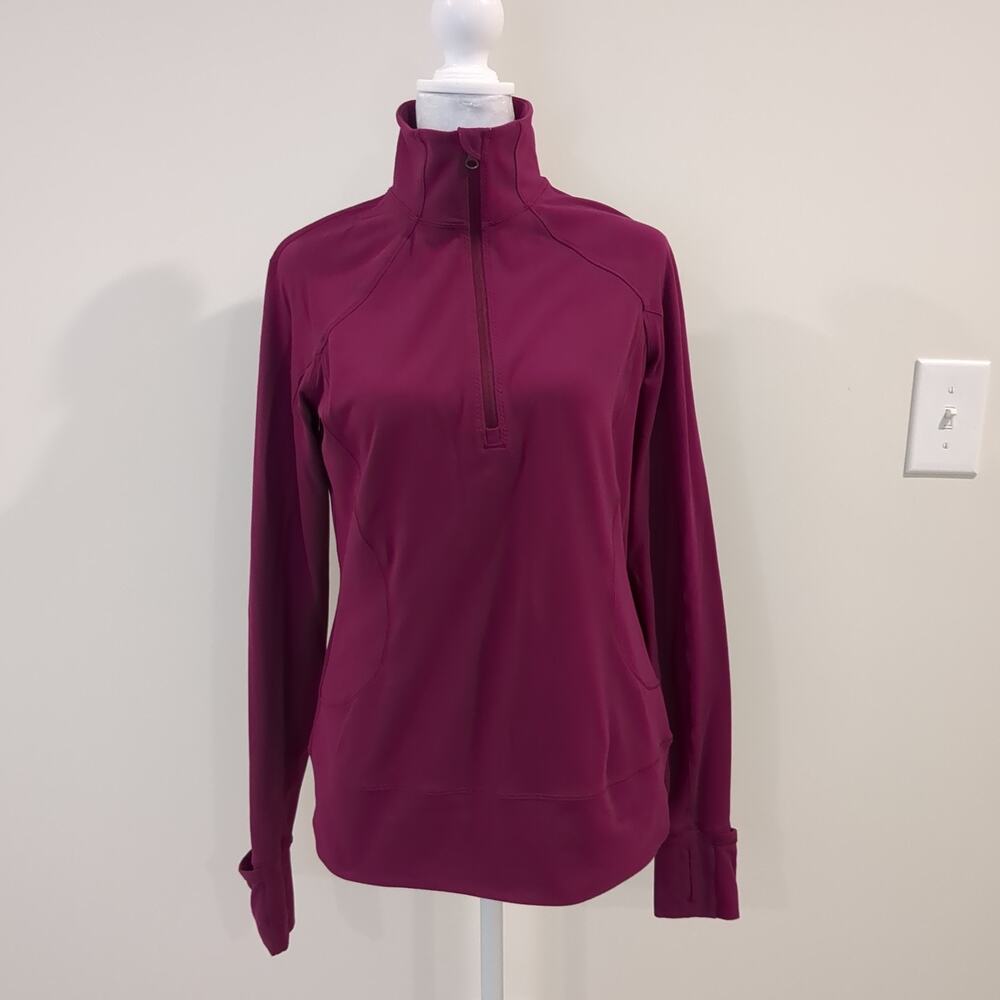 Lululemon Rush Hour 1/2 Zip, Pullover, Chilled Grape, Size 8 Athleisure Comfort